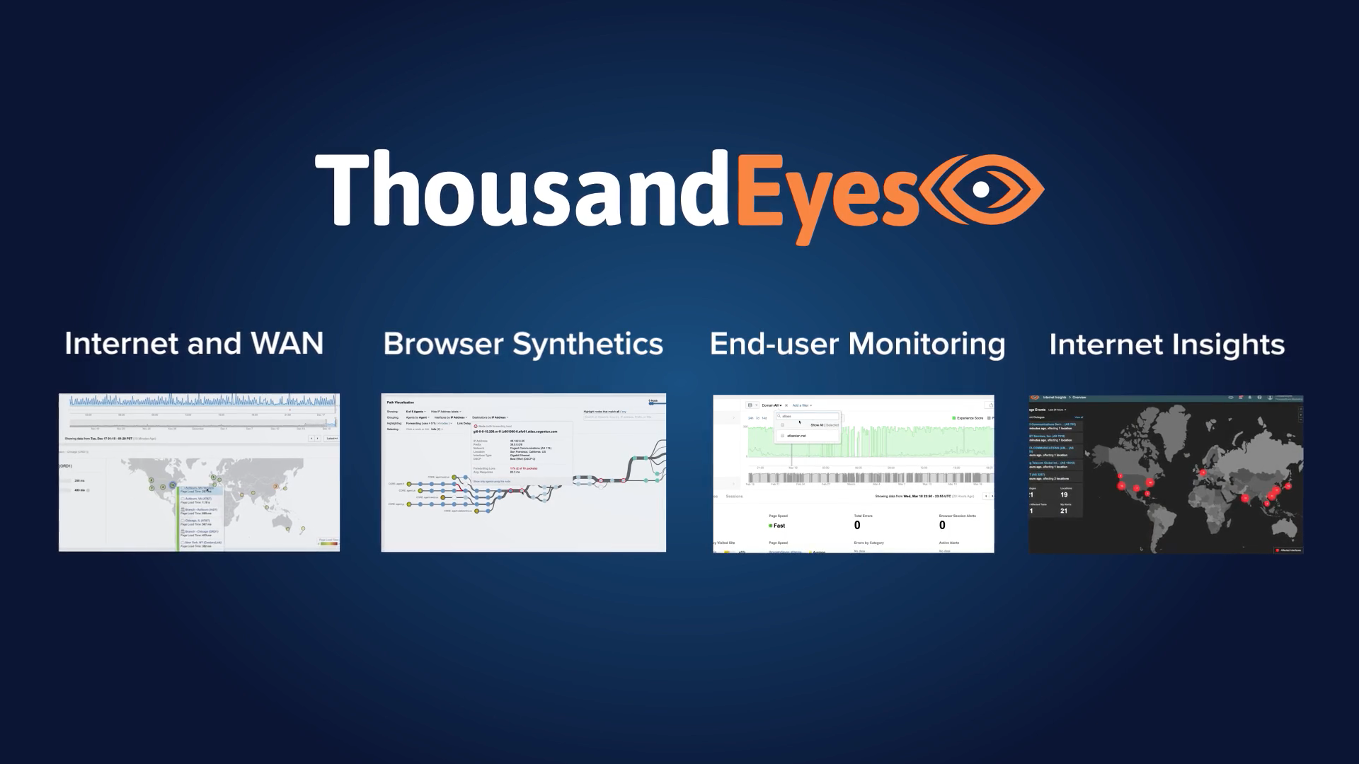 La plateforme ThousandEyes est une solution de supervision digitale